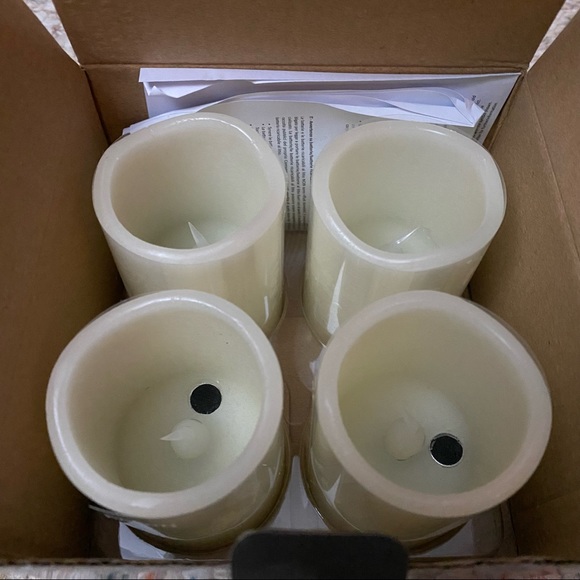 Echtwachskerzen 4-pc Real Wax LED Candles - Picture 2 of 8